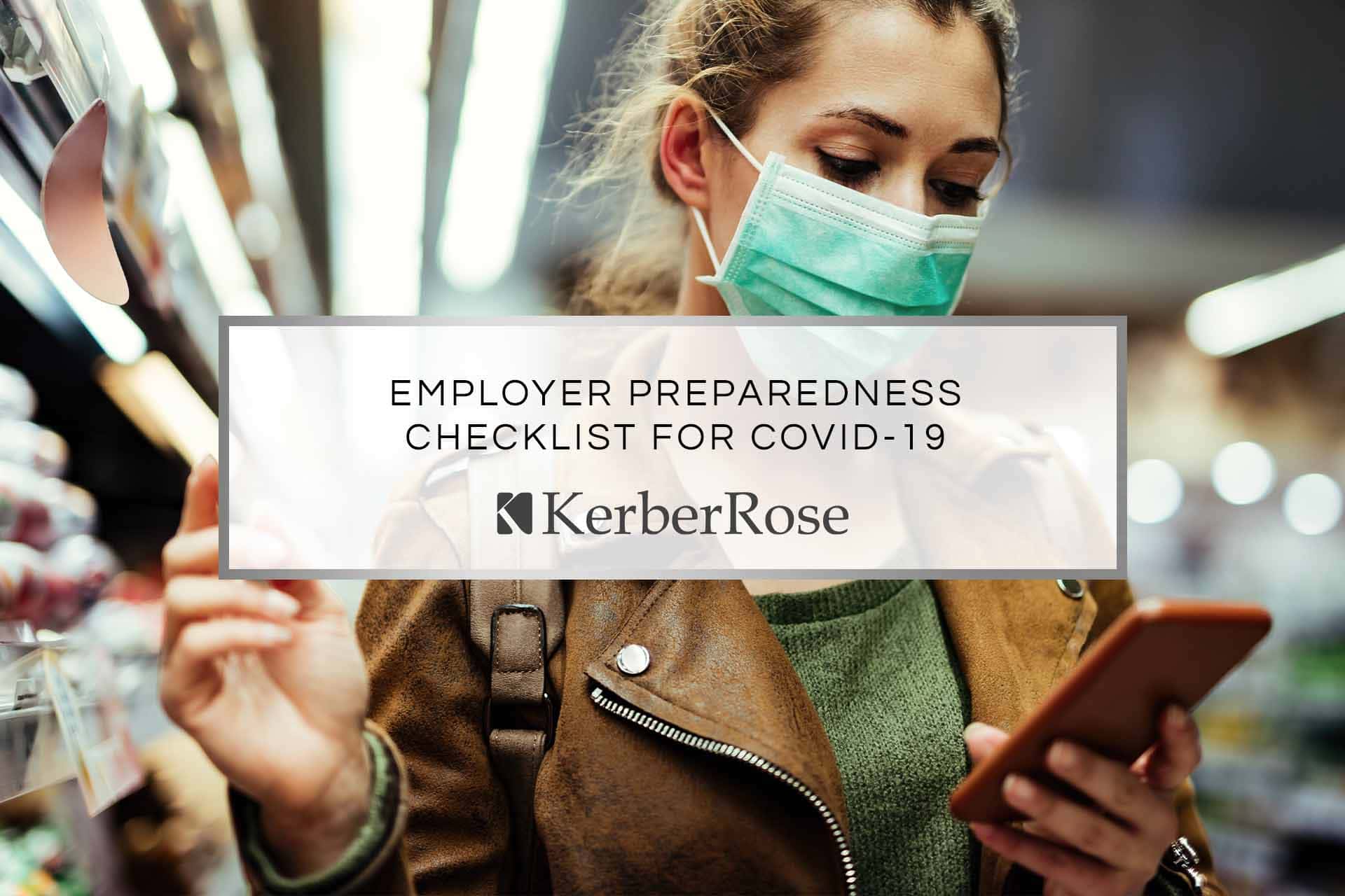 Employer Preparedness Checklist for COVID-19 | KerberRose