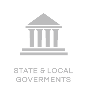 State 8 local governments logo.