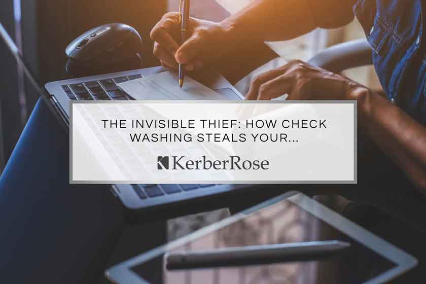 The Invisible Thief uses check washing to stealthily steal your money.